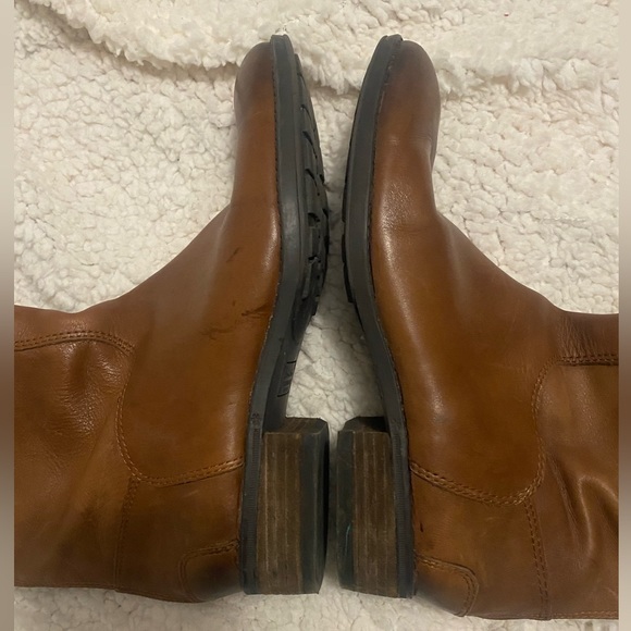 SOLD! Sam Edelman Women's Penny Classic Equestrian Brown Leather Knee High Boots - Picture 12 of 16